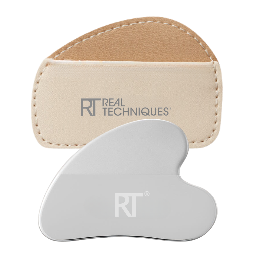 Thanh trải nền trái tim RT Real Techniques Silver Curved Makeup Spatula RTB007